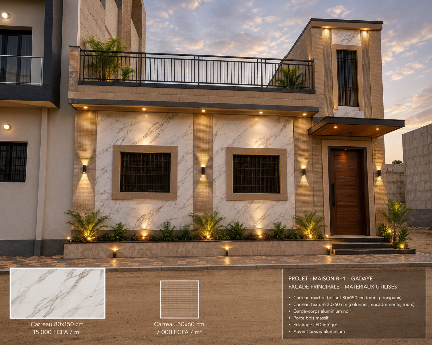 Maison R+1 — Gadaye, Dakar