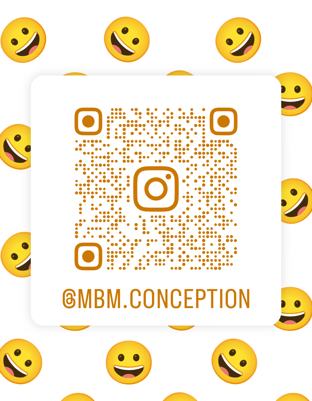 QR code Instagram MBM Conception