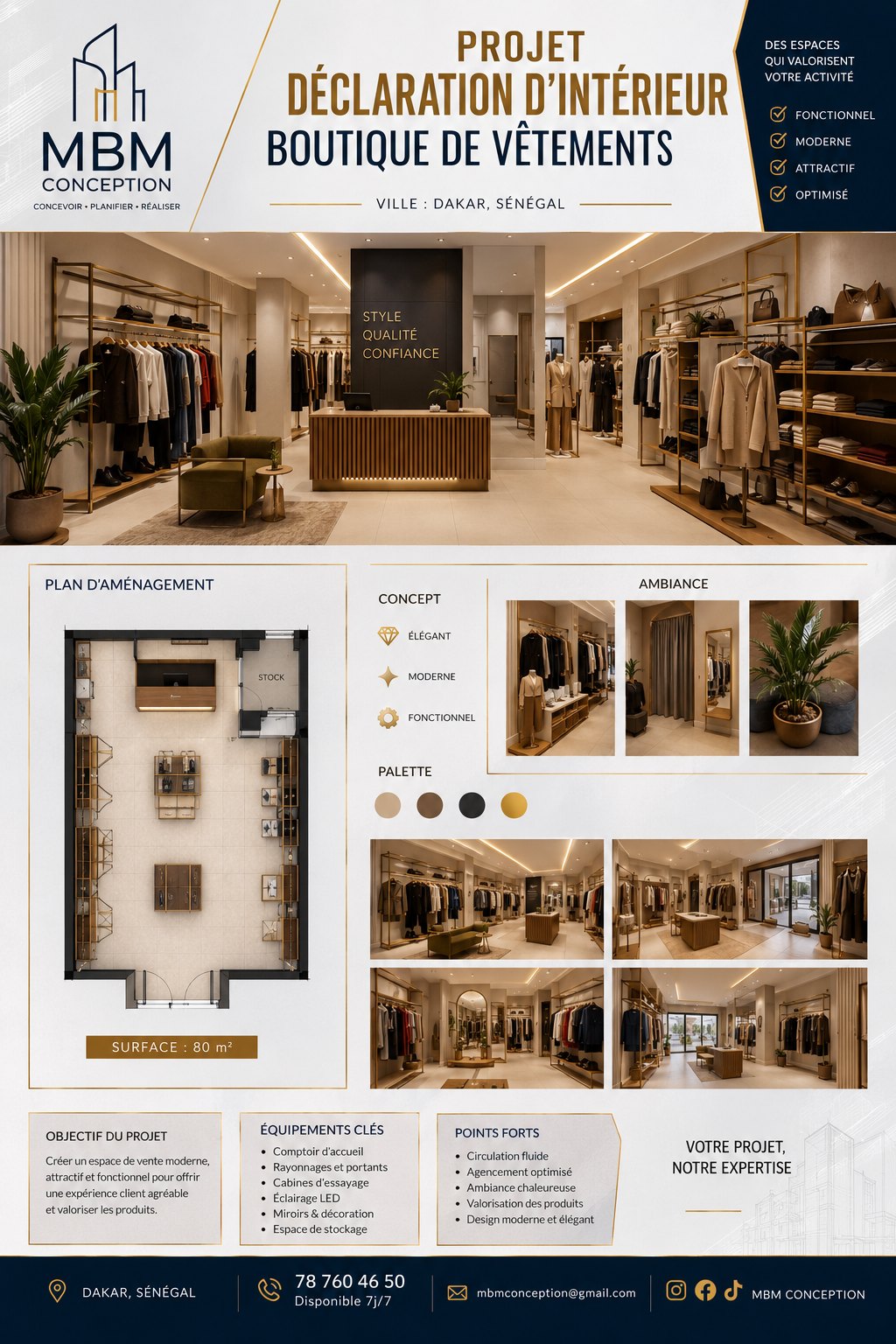 Boutique de Vêtements — Dakar, Sénégal